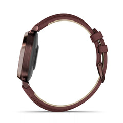 Garmin Lily 2 Classic - DARK BRONZE / MULBERRY LEATHER