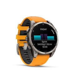 Garmin fenix 8 AMOLED Sapphire - 47mm - SPARK ORANGE / GRAPHITE