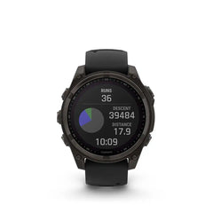 Garmin fenix 8 Solar Sapphire - 47mm - CARBON GREY / BLACK / PEBBLE GREY