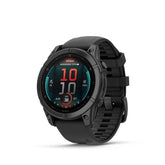 Garmin fenix E AMOLED - 47mm - SLATE GRAY / BLACK SILICONE BAND