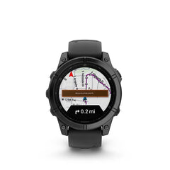 Garmin fenix E AMOLED - 47mm - SLATE GRAY / BLACK SILICONE BAND