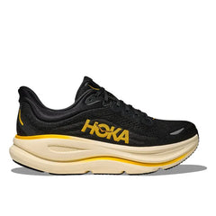 HOKA Bondi 9 - CARBON BLACK / YELLOW GOLD