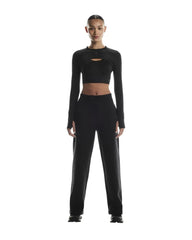 On Focus Tech Sweatpants - BLACK