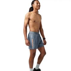 Brooks Journey 5" Speed Logo Short - STORM / SPEED LOGO