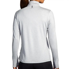 Brooks Dash 1/2 Zip 2.0 - HEATHER ASH