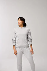 Brooks Luxe Hoodie - HEATHER ASH