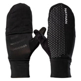Nathan HyperNight Reflective Convertible Mitt - BLACK / GEO