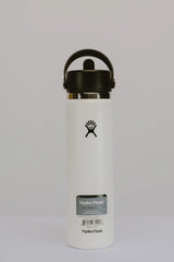 Hydro Flask Western States 24oz Wide Mouth Flex Straw Cap - MILE 99 -- WHITE