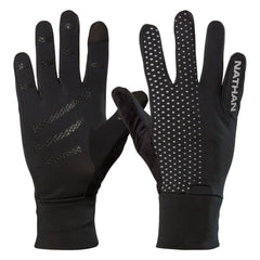 Nathan HyperNight Reflective Gloves - BLACK / GEO
