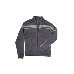 Zelus Acadia Track Jacket - CHARCOAL GREY / LIGHT GREY