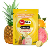 SaltStick FastChews 10ct Packet - TROPICAL TWIST CAFFEINE