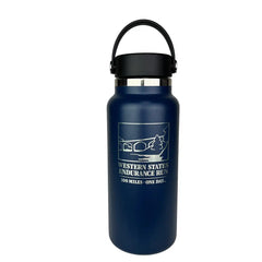 Hydro Flask Western States 32oz Wide Mouth Flex Straw Cap - No Hands Bridge - WHITE