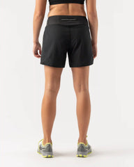 rabbit Run Aways Relax 6" Short - BLACK