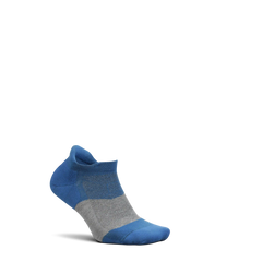 Feetures Merino 10 Max Cushion No Show Tab - WHITE