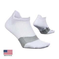 Feetures Merino 10 Ultra Light No Show Tab - WHITE