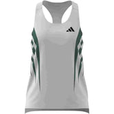 adidas Adizero A Singlet - WHITE / PRELOVED TEAL