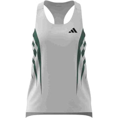 adidas Adizero A Singlet - WHITE / PRELOVED TEAL