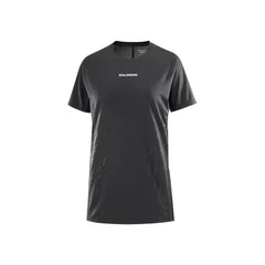 Salomon Sense Aero Short Sleeve GFX - DEEP BLACK / BLACK BEAUTY