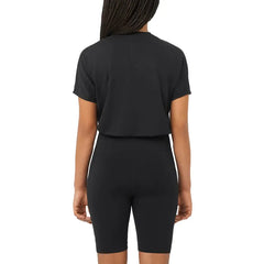 Salomon Sense Aero Short Sleeve GFX - DEEP BLACK / BLACK BEAUTY