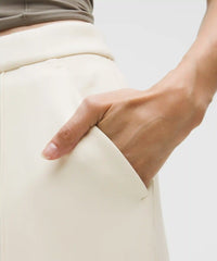 lululemon Lounge Brushed Softstreme High-Rise Wide Leg Pant - LIGHT IVORY