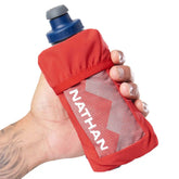 Nathan QuickSqueeze 12oz Insulated Handheld - RIBBON RED / WHITE