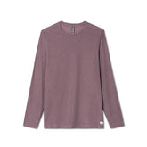 Vuori Long Sleeve Strato Tech Tee - ELDERBERRY HEATHER