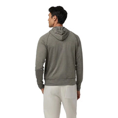 Vuori Ponto Performance 1/2 Zip Hoodie - WARM GREY HEATHER