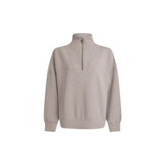 Varley Hawley Half Zip Sweat - IVORY MARL