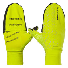 Nathan HyperNight Reflective Convertible Mitt - BLACK / GEO