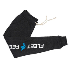 Fleet Feet Jogger Eco-Fleece Pant - FLEET FEET / ECO BLACK-WHITEBLUE