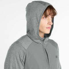 New Balance Athletics Heat Grid Hooded Full Zip - ATHLETIC GREY