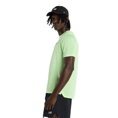 New Balance Athletics Run T-Shirt - AFTERGLOW HEATHER