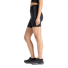 New Balance Sleek Storage Race Short 6" - BLACK