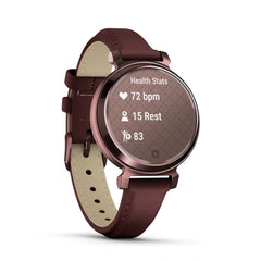 Garmin Lily 2 Classic - DARK BRONZE / MULBERRY LEATHER