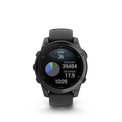 Garmin fenix E AMOLED - 47mm - SLATE GRAY / BLACK SILICONE BAND