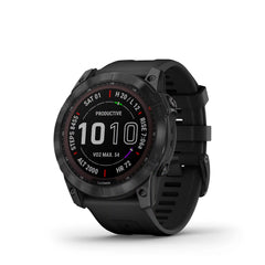 Garmin fenix 7X Sapphire Solar - BLACK DLC W/ BLACK BAND