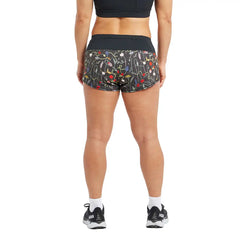 Oiselle Mac Roga Shorts - WYLD FLOWER