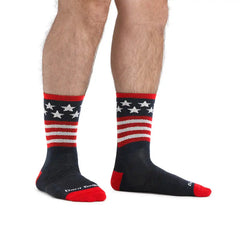 Darn Tough Patriot Micro Crew Ultra-Lightweight - STARS AND STRIPES
