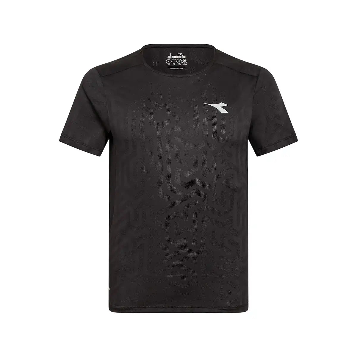 Diadora Super Light Short Sleeve T-Shirt - BLACK