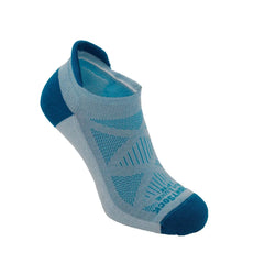 Wrightsock Run Luxe Single Layer Cushion Tab - TURQUOISE