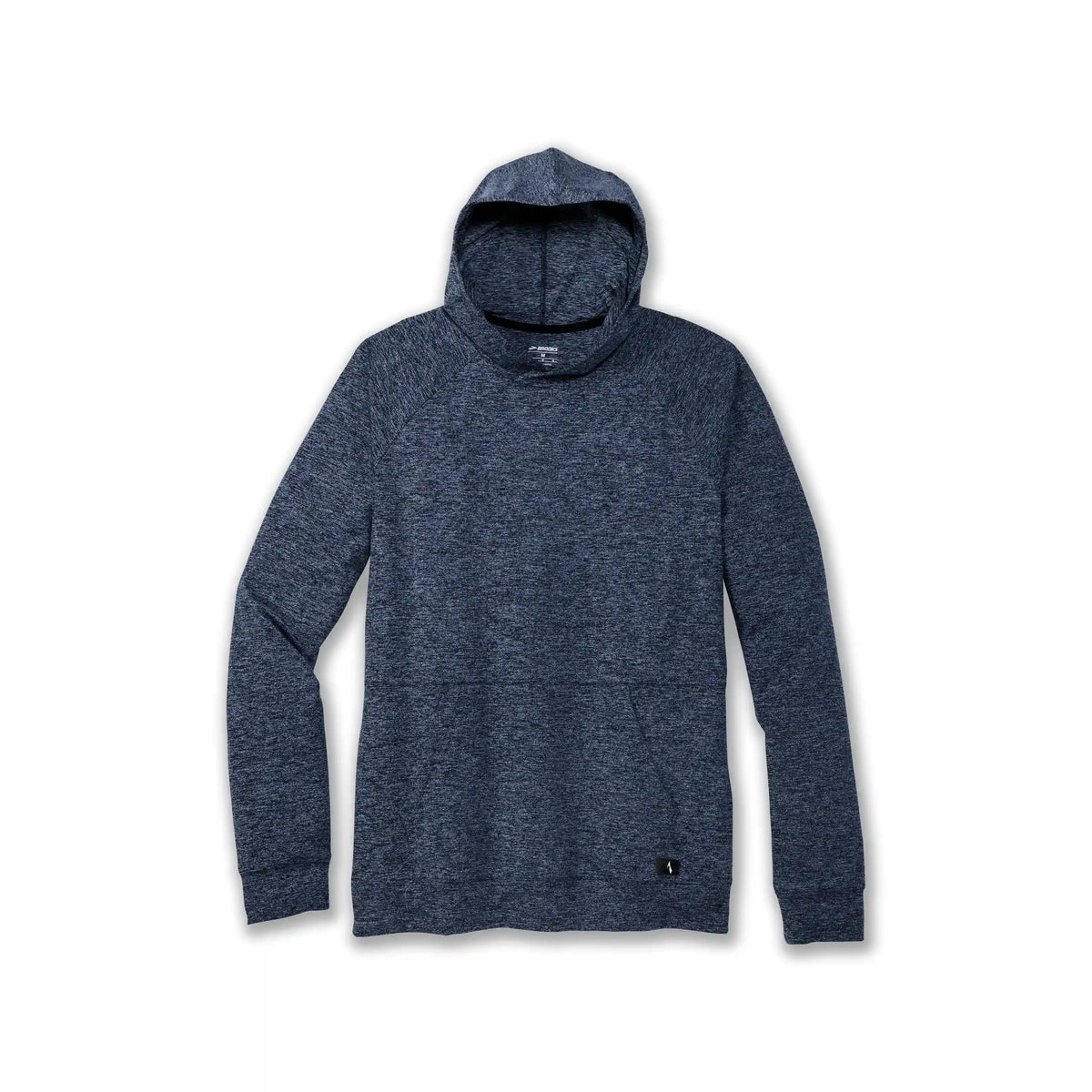 Brooks Luxe Hoodie - HTR BLUE SLATE