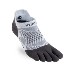 Injinji Run Lighweight No-Show Socks - BLACK