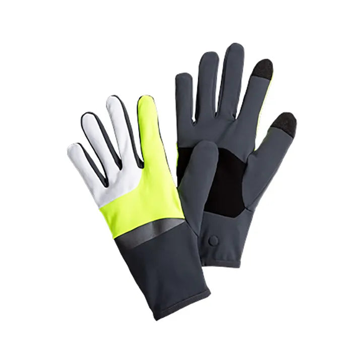 Brooks Fusion Midweight Glove - RUN VISIBLE: ASPHALT / NIGHTLIFE / WHITE