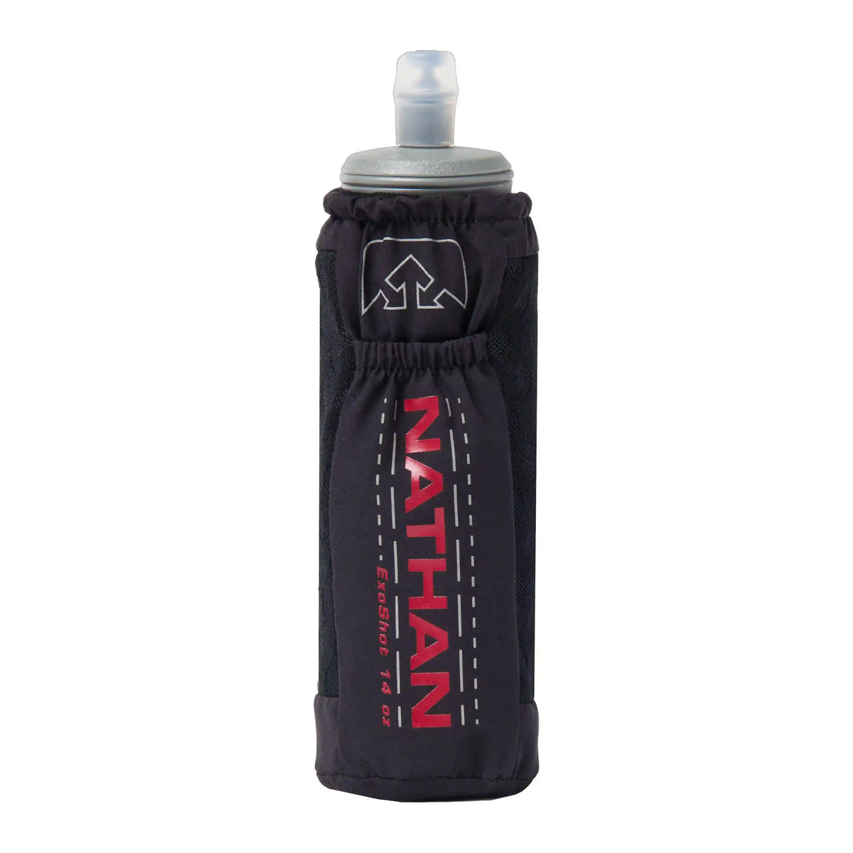 Nathan ExoShot 2.0 14oz Handheld - BLACK / RIBBON RED