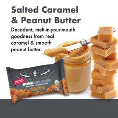 Bonk Breaker Protein and Energy Bar - SALTED CARAMEL AND PEANUT BUTTER