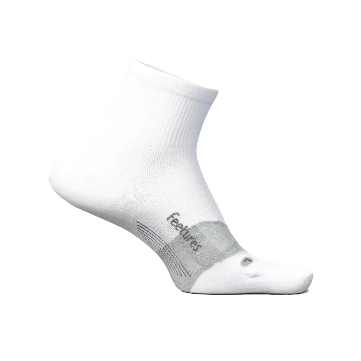 Feetures Elite Ultra Light Quarter - WHITE / WHITE