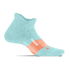 Feetures Merino 10 Max Cushion No Show Tab Sock - DEEP OCEAN
