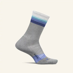 Feetures Merino 10 Max Cushion Mini Crew - LUMINOUS BLACK