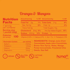 Hüma Chia Energy Gel PLUS - ORANGE / MANGO