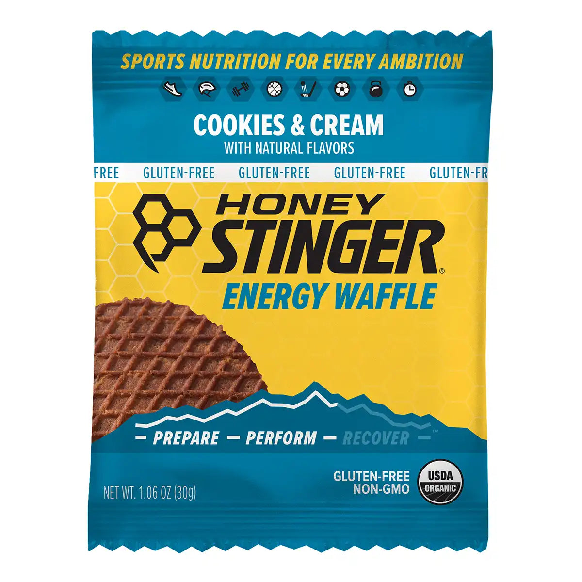 Honey Stinger Waffle - GLUTEN FREE -- COOKIES AND CREAM